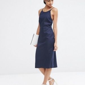 ASOS scoop back midi sundress